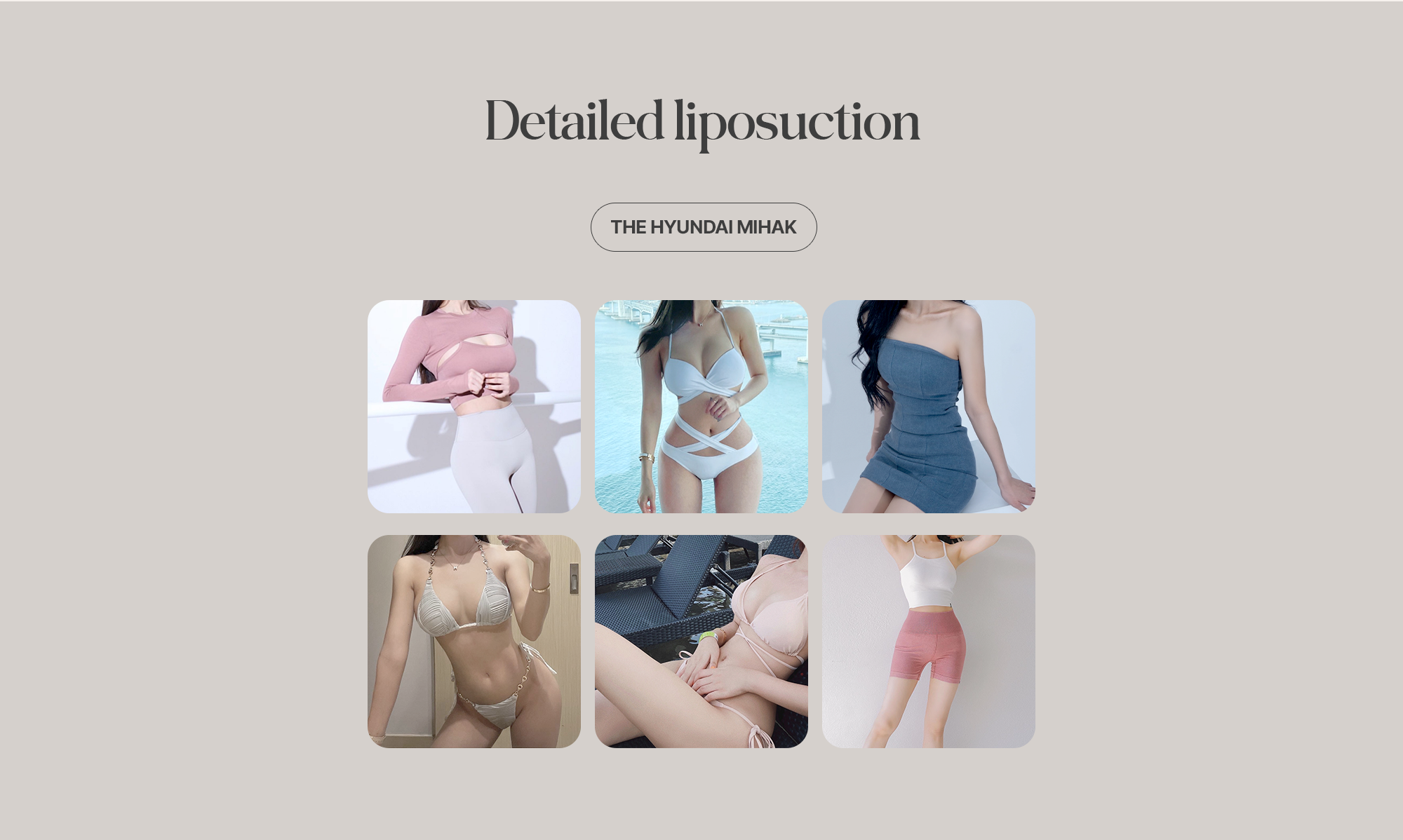 Hướng dẫn các vùng hút mỡ chi tiết