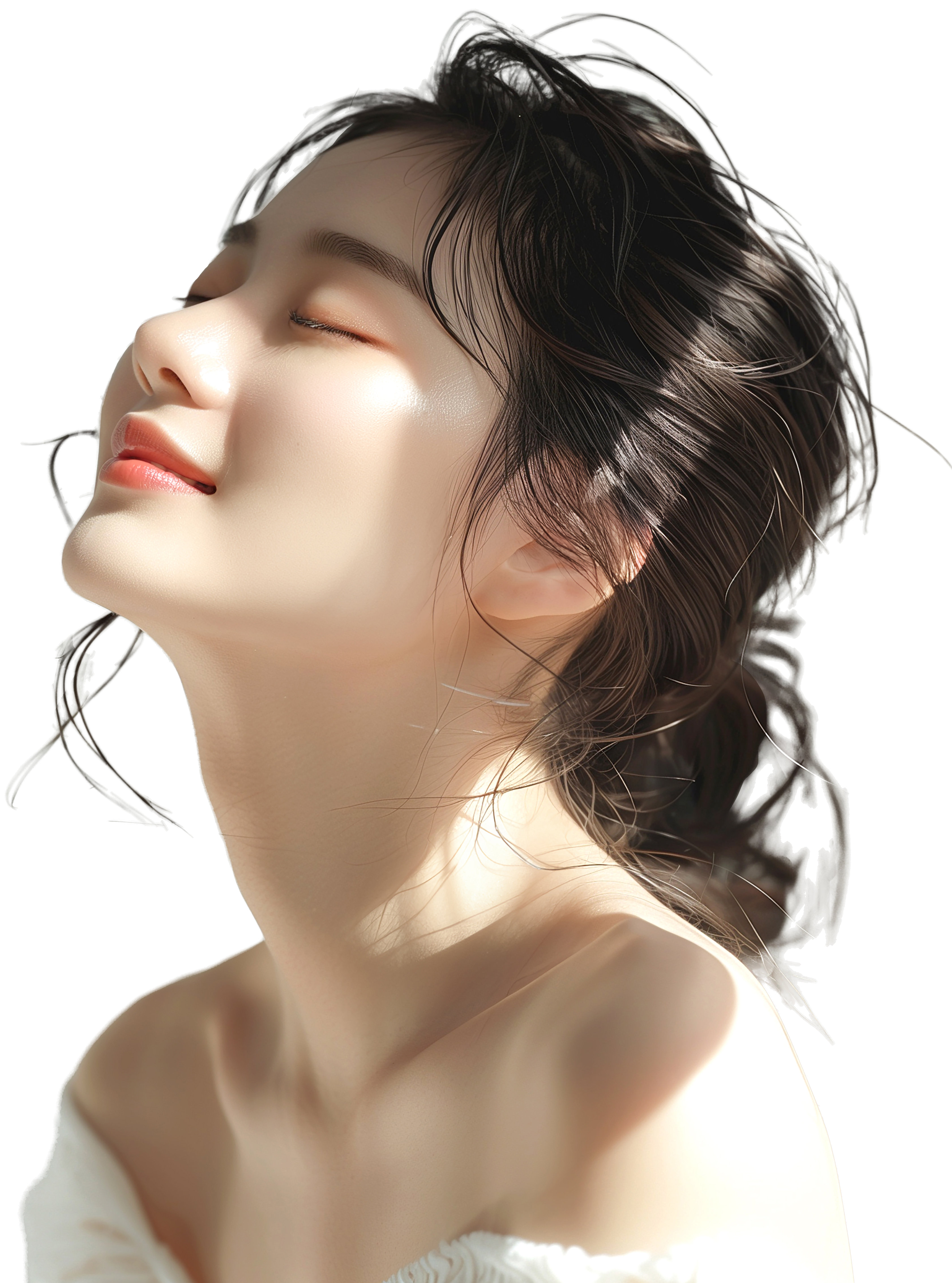 Người mẫu chỉnh sửa mũi gồ